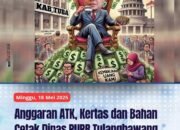 Anggaran ATK, Kertas dan Bahan Cetak Dinas PUPR Tulang Bawang Ditaksir Merugikan Negara Ditaksir Negara Paling Sedikit Rp 1,4 Miliar Pertahun