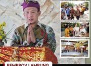 Sekdaprov Lampung Dr. Marindo Kurniawan, ST., MM. Secara Resmi Membuka Kegiatan Pembinaan Dharmika dan Metatah Massal