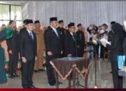 Bupati Way Kanan Ayu Asalasyiah,S.Ked. Melantik Sekretaris Daerah Kabupaten (Sekdakab) dan Pejabat Pimpinan Pratama Kabupaten Way Kanan