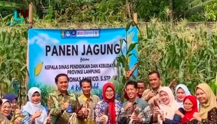 Disdikbud Lampung Apresiasi Proyek Pertanian SMAN 2 Kalianda
