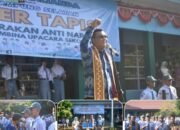 Guna Menanamkan Sikap Anti Narkoba Sejak Dini di Lingkungan Pendidikan, BNNK Lampung Selatan Gelar Program Siger Tapis di SMA Negeri 2 Kalianda