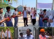 Kepala Dinas Pendidikan dan Kebudayaan Lampung Meletakkan Batu Pertama Pembangunan dan Rehabilitasi Ruang Kelas Baru di SMA Negeri Pulau Legundi Kabupaten Pesawaran