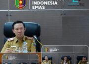 Sekretaris Daerah Provinsi Lampung Pimpin Rapat Evaluasi Pencapaian PKB dan BBNKB Tahun 2025