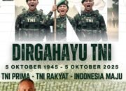 Kepala SMKN 1 Kalianda Mengucapkan “Dirgahayu Tentara Nasional Indonesia yang ke-80.Tahun 2025” Terima Kasih Atas Dedikasi dan Pengabdian Dalam Menjaga Indonesia Selama 80 Tahun
