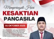 Kepala Dinas Pendidikan dan Kebudayaan Provinsi Lampung Mengucapkan Selamat Memperingati Hari Kesaktian Pancasila 1 Oktober 2025