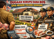 DANA BOS DIDUGA DIBANCAR OKNUM, POLA PEMELIHARAAN SMA NEGERI DI TULANG BAWANG TERKUAK