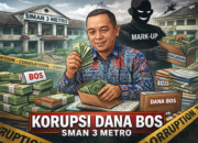 DUGAAN MARK-UP DANA BOS SMAN 3 METRO MENGUAT  Potensi Selisih Hampir Rp 188 Juta, Jaringan Pemerhati Pendidikan Lampung Desak Audit Terbuka