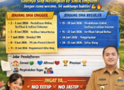 SPMB SMA Lampung 2026 Resmi Dibuka, Kadisdikbud Tegaskan Sistem Transparan Tanpa Titip-Menitip